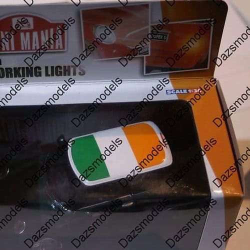 CorgiBMWMiniCooperSCCIrishTricolourFlag:Scale