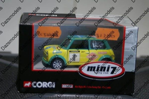 Corgi mini cc82232 miglia mini se7en racing club chris lewis 1:36