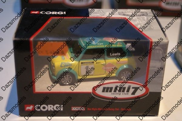 Corgi mini cc82232 miglia mini se7en racing club chris lewis 1:36