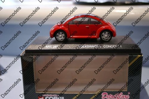 Detail cars volkswagen beetle concept 1 in 1:43 scale art 261