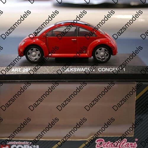 Detail cars volkswagen beetle concept 1 in 1:43 scale art 261