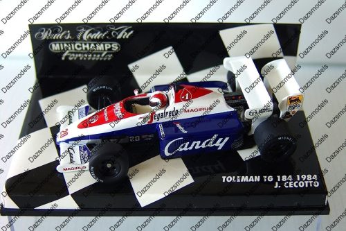 Minichamps toleman tg 184 1984 j.cecotto 430 840020 1:43