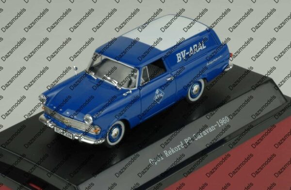 Starline opel rekord p2 caravan 1960 bv-aral in 1:43 scale 9581999560627