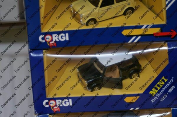 Corgi Mini 30th Anniversary Racing Green C330/5 @ 1:36 Scale, Tan seats