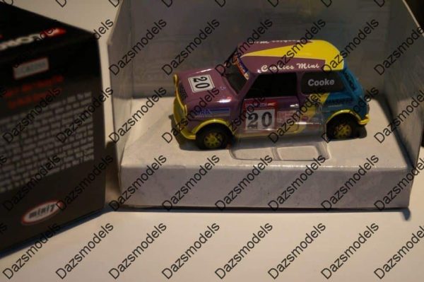 Corgi mini cc82255 miglia mini se7en racing genny cooke in 1:36