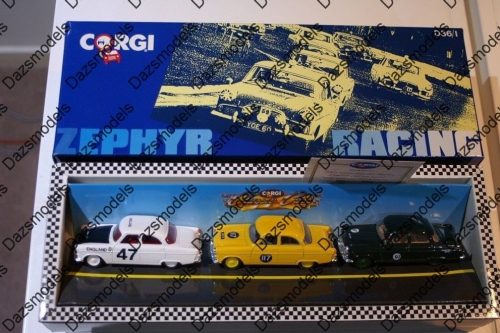 Corgi ford zephyr racing set d36/1 swansea 1989