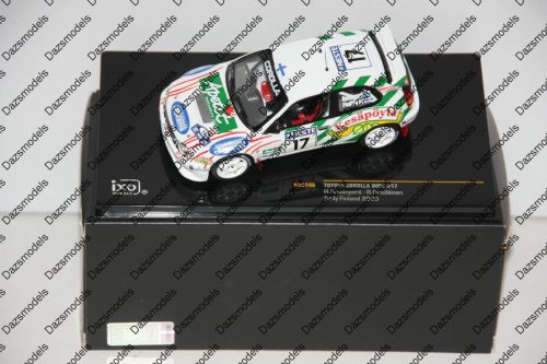Ixo toyota corolla rally finland 2000 rovanpera rac146 1:43