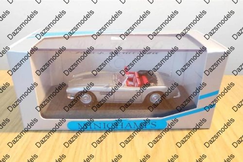 MinichampsBMWCabrioletsilver:diecastCar
