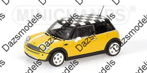 Minichamps BMW Mini One 2001 Yellow 431 138104 1:43 diecast Car