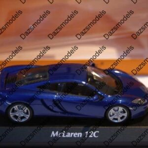 Maxichamps mclaren 12c 2011 blue minichamps in 1:43 scale 133021